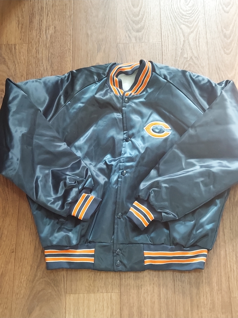 Chicago Bears Button Up Jacket Mens size XL Made In The U.S.A